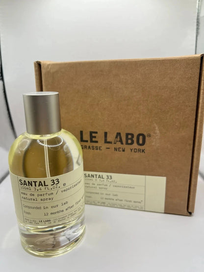 Le Labo Santal 33 3.4 Oz Unisex Eau de Parfum Spray - New Without Box