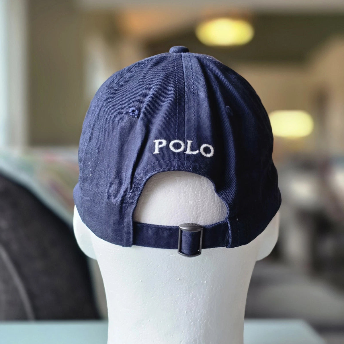 Polo Ralph Lauren Men's One Size Cotton Chino Adjustable Ball Cap Newport Navy