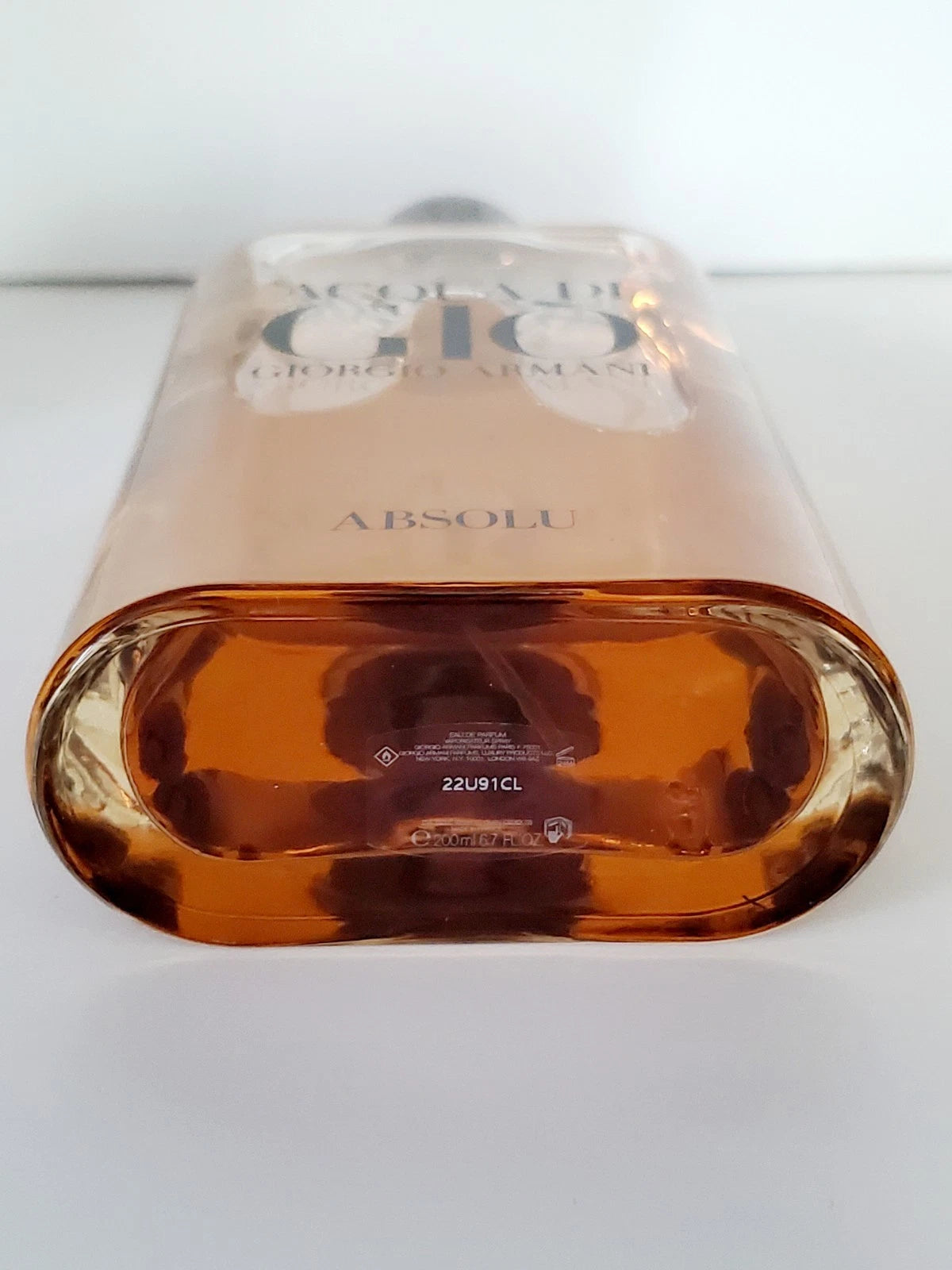 Giorgio Armani Acqua Di Gio Absolu for Men - 6.7 oz Eau De Parfum Original, No Cellophane