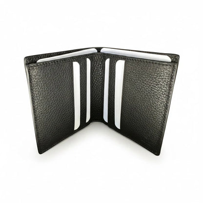 Gucci Jumbo GG Embossed Black Leather Bifold Wallet