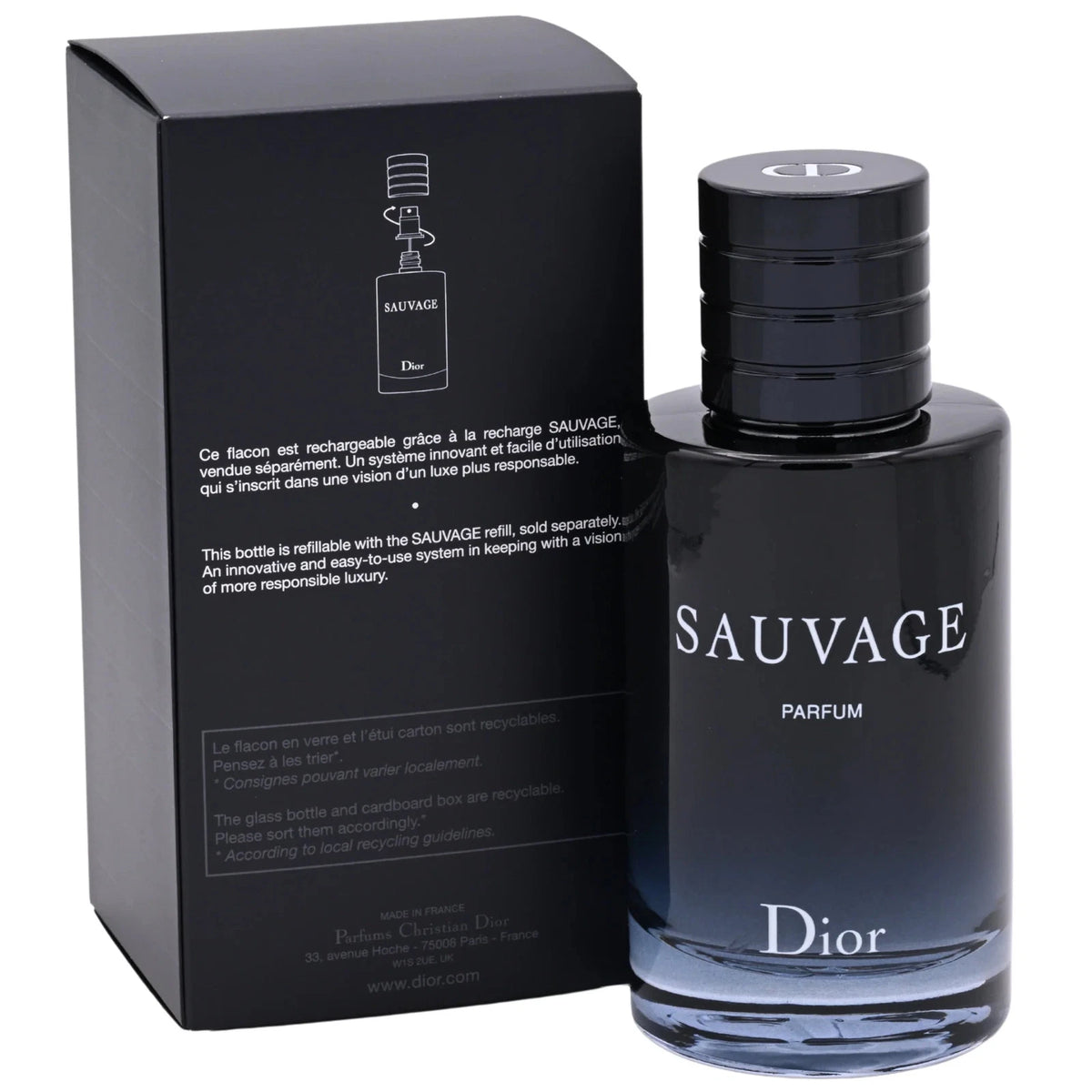 Sauvage Parfum by Christian Dior for Men 3.3 / 3.4 oz - New in Box