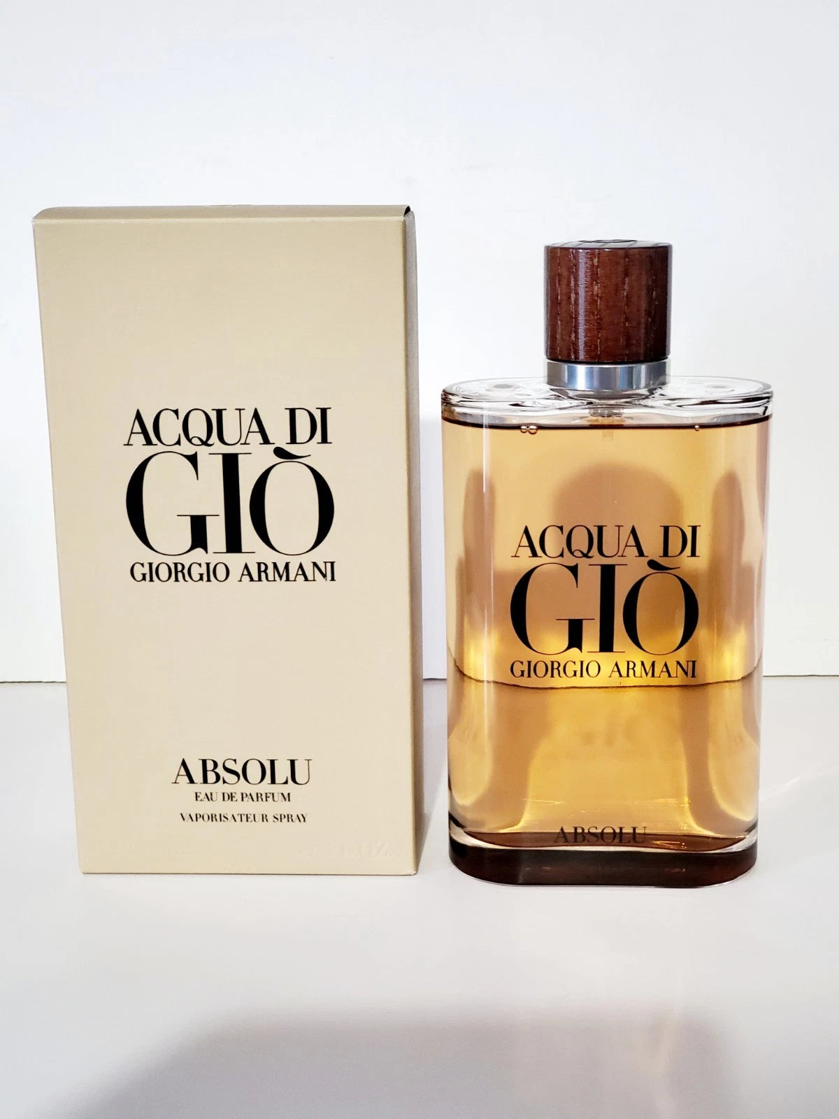 Giorgio Armani Acqua Di Gio Absolu for Men - 6.7 oz Eau De Parfum Original, No Cellophane
