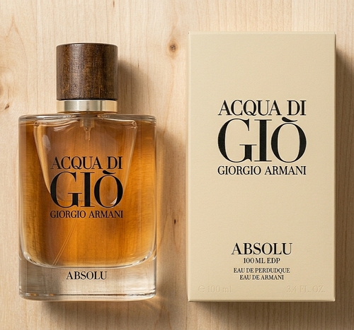 Giorgio Armani Acqua Di Gio Absolu Parfum for Men - 100 ml / 3.4 oz Cologne Spray New