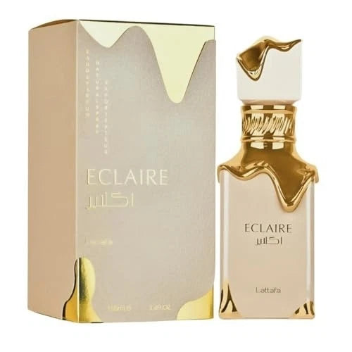 Lattafa Eclaire Vanilla & Caramel Eau de Parfum for Women 3.4 oz (100ml)