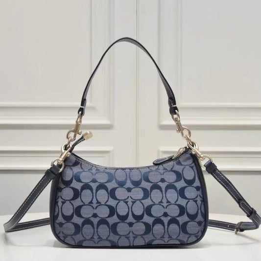 COACH Teri Shoulder Bag CH139 Signature Chambray Blue | NWT | Free Shipping