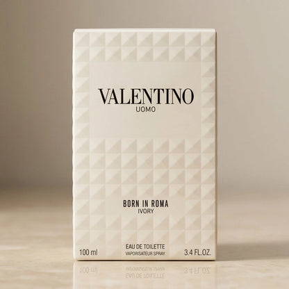 Valentino Uomo Born In Roma Ivory - 3.4 oz / 100 ml Eau De Toilette Spray for Men