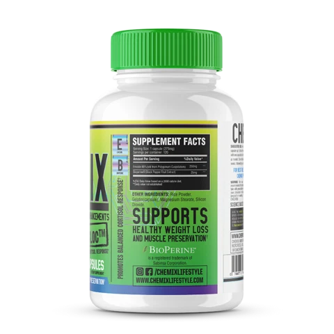 Chemix CORTIBLOC 120 Capsules – Stress & Adrenal Wellness Support