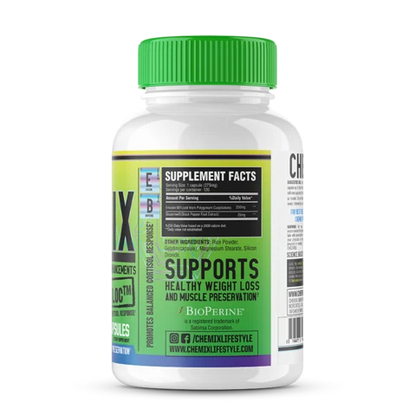 Chemix CORTIBLOC 120 Capsules – Stress & Adrenal Wellness Support