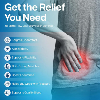 SciatiEase Sciatic Nerve Health Support Formula – 120 Capsules Each – 3 Bottles (360 Capsules)