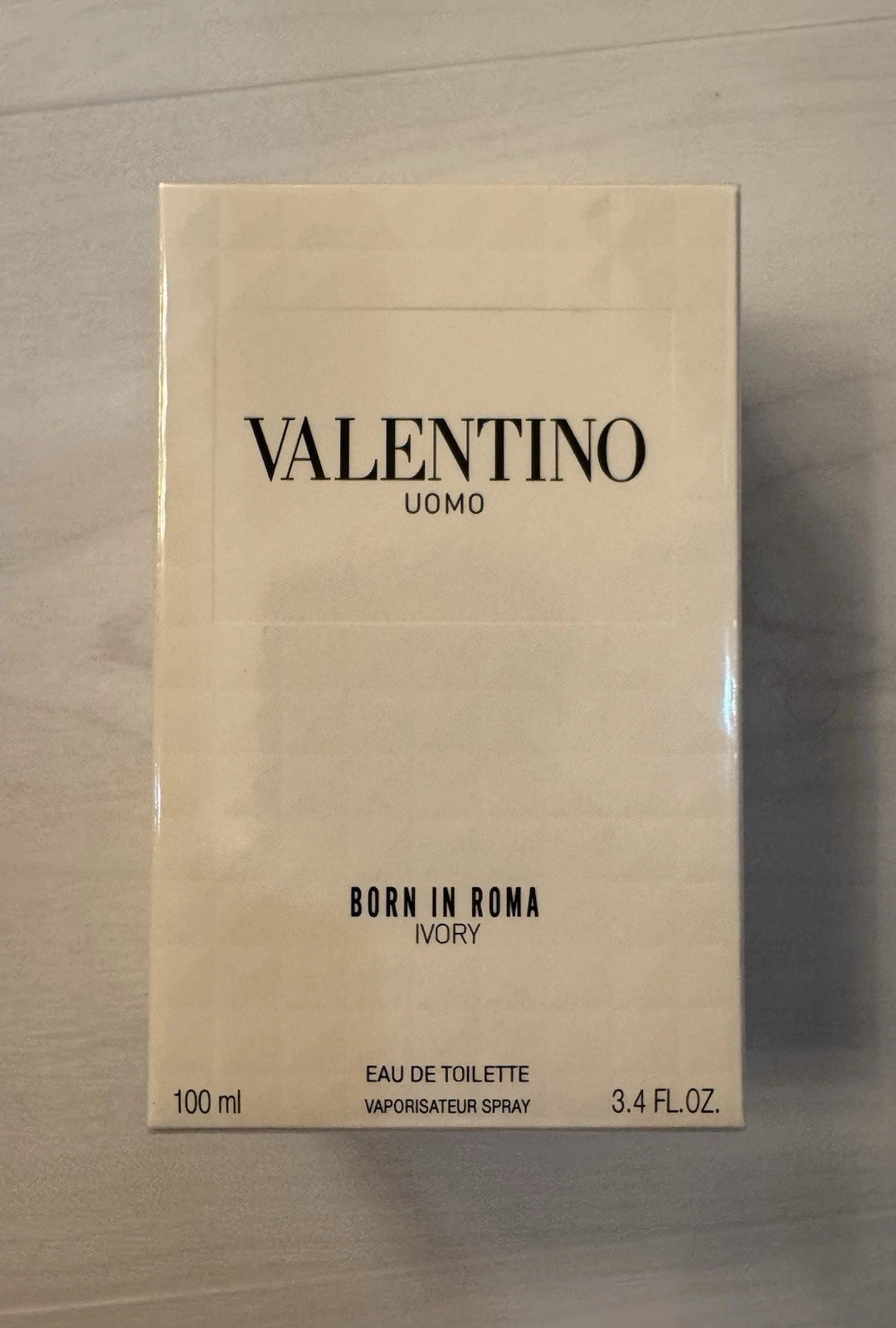 New Valentino Uomo Born In Roma Ivory Eau de Toilette 100ml / 3.4 oz for Men