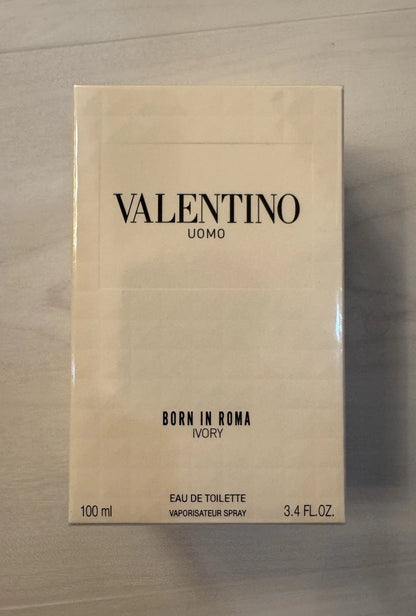New Valentino Uomo Born In Roma Ivory Eau de Toilette 100ml / 3.4 oz for Men